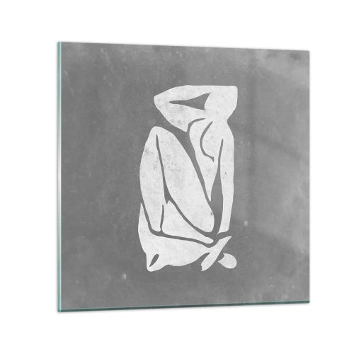 Tablou pe sticlă - În reverie - 60x60 cm