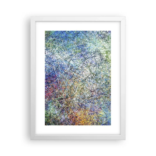 Poster în ramă albă - Nu este atât de simplu - 30x40 cm