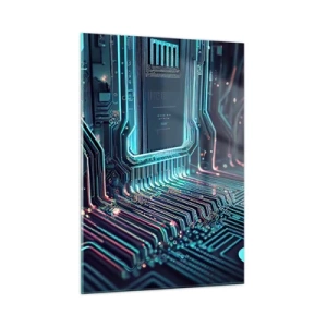 Tablou pe sticlă - Iată la ce mă gândesc... - 50x70 cm