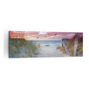 Tablou pe pânză - Impresie baltică - 160x50 cm