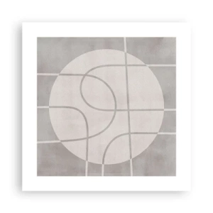 Poster - Circular și drept înainte - 40x40 cm