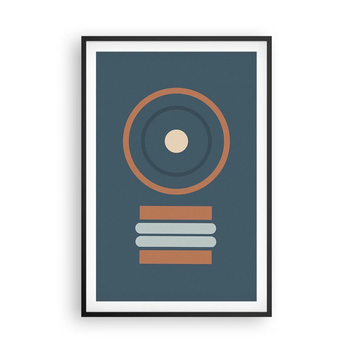 Poster în ramă neagră - Esența problemei - 61x91 cm