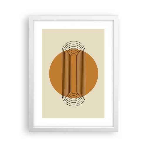 Poster în ramă albă - Planul perfect - 30x40 cm