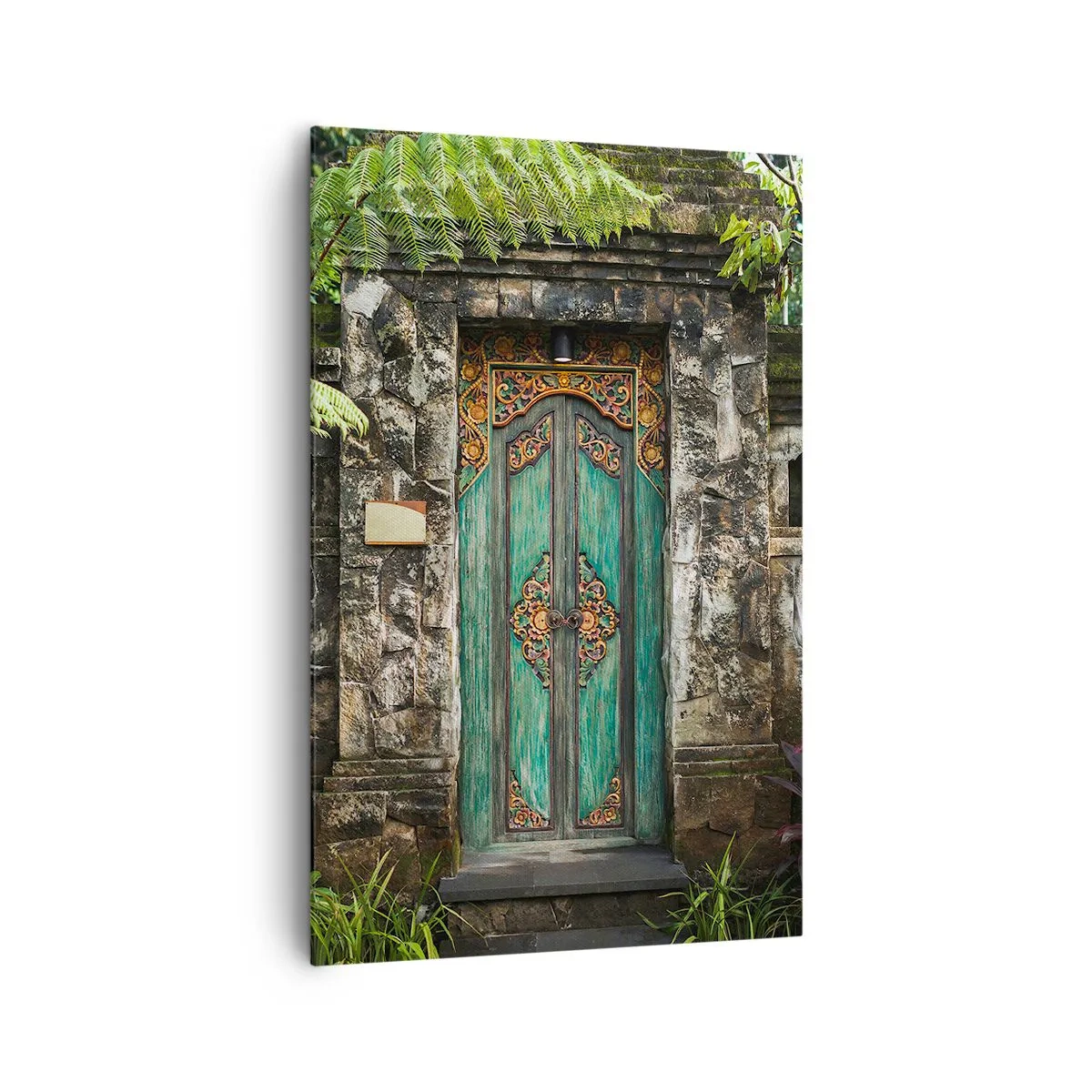 Tablou pe pânză - O ușă către o lume exotică - 80x120 cm