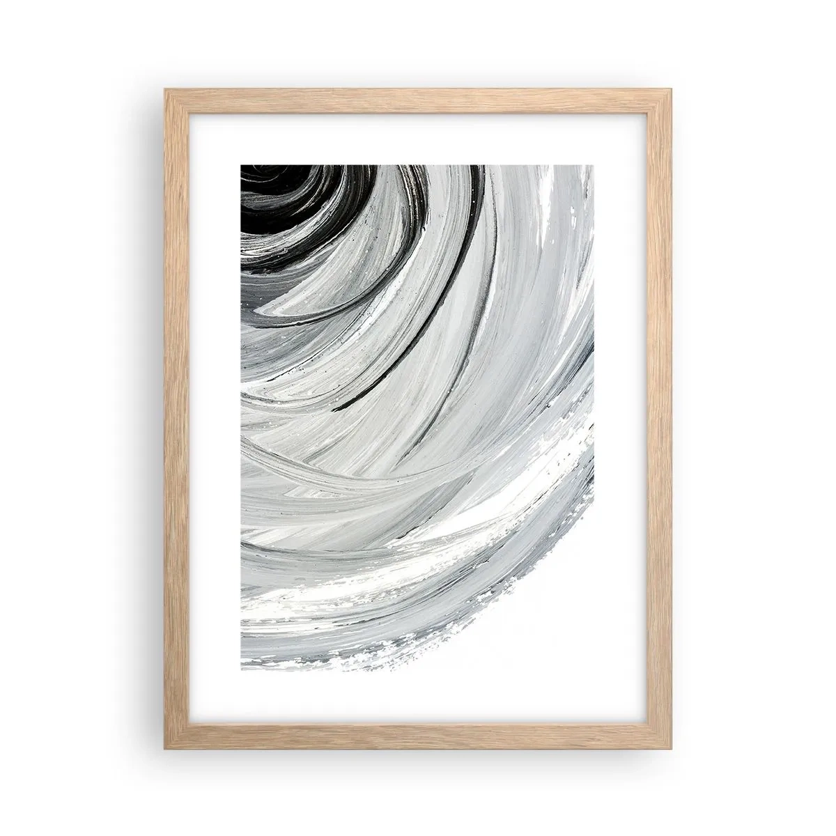 Poster în ramă de stejar deschis - Compoziție orbitală - 30x40 cm