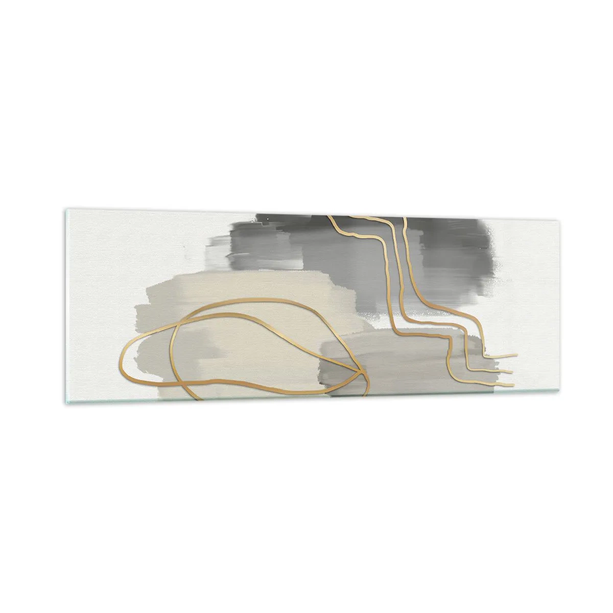 Tablou pe sticlă - Persistență și mișcare - 90x30 cm