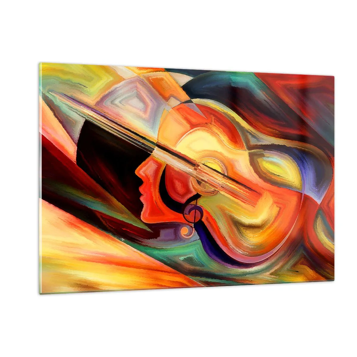 Tablou pe sticlă - Și totul merge bine - 120x80 cm