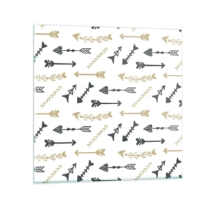 Tablou pe sticlă - Visul arcașului - 30x30 cm