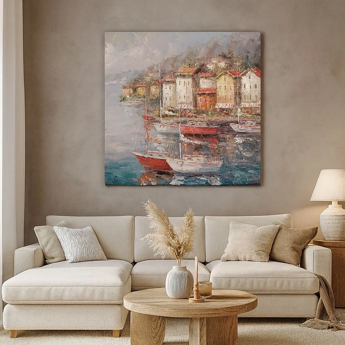 Tablou pe pânză - Portul romantic - 30x30 cm