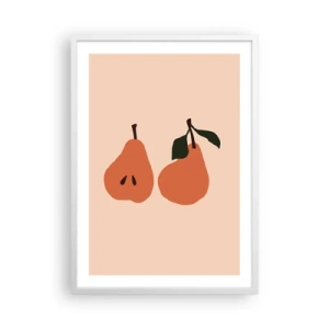 Poster în ramă albă - Dulceața în sine - 50x70 cm