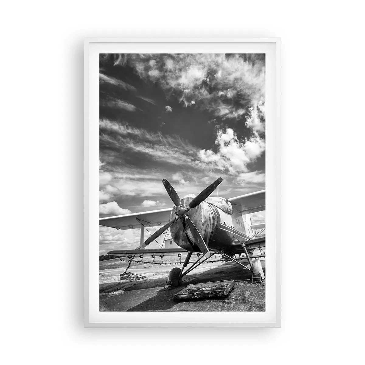 Poster în ramă albă - Abia aștept! - 61x91 cm