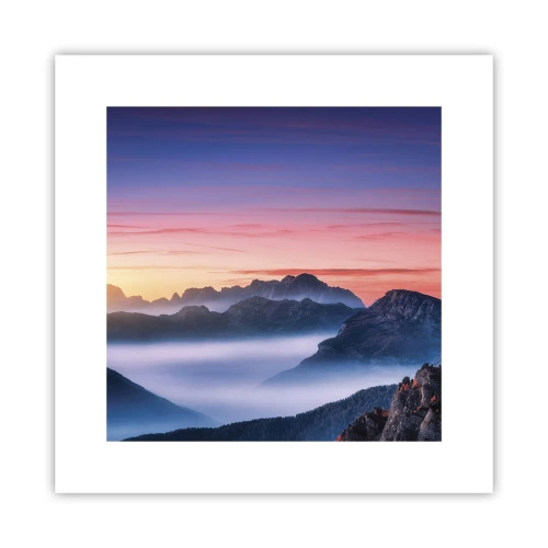 Poster - Peste văi - 30x30 cm