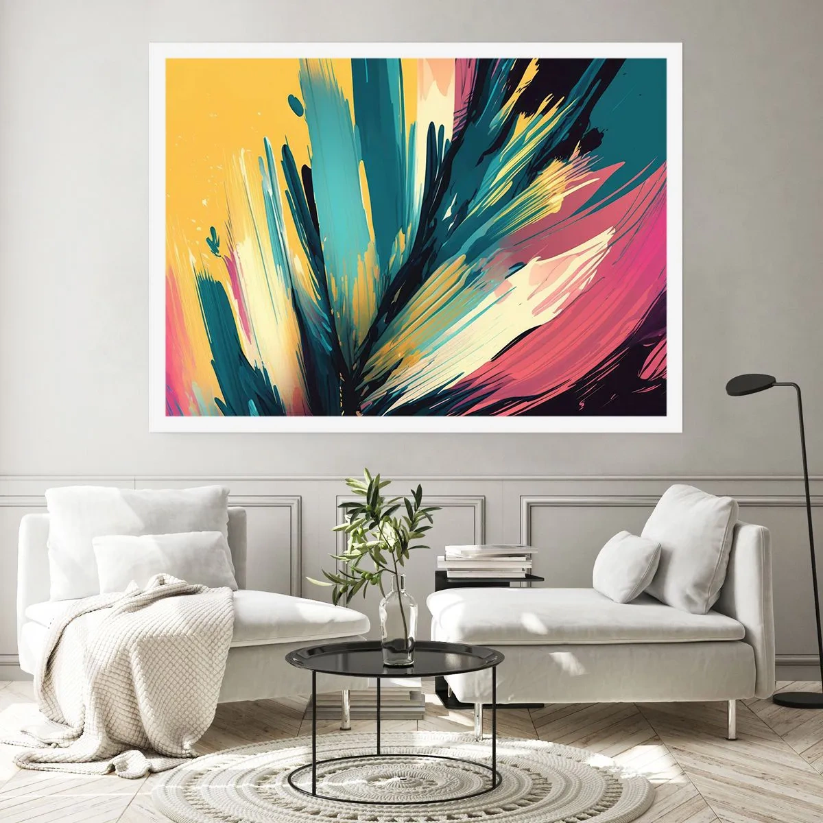 Poster - Compoziția - o explozie de bucurie - 100x70 cm