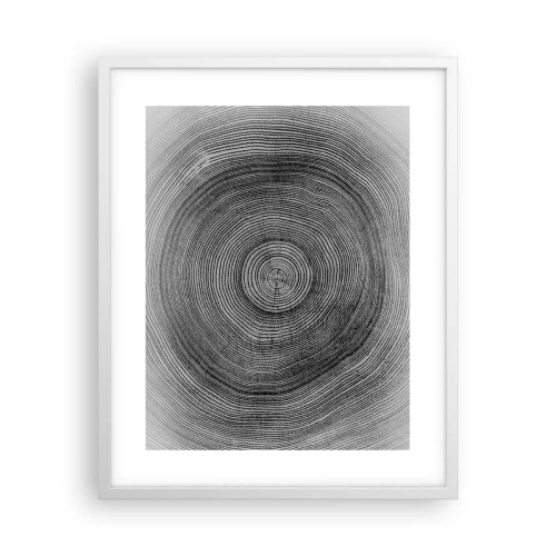 Poster în ramă albă - Un semn al vremurilor - 40x50 cm