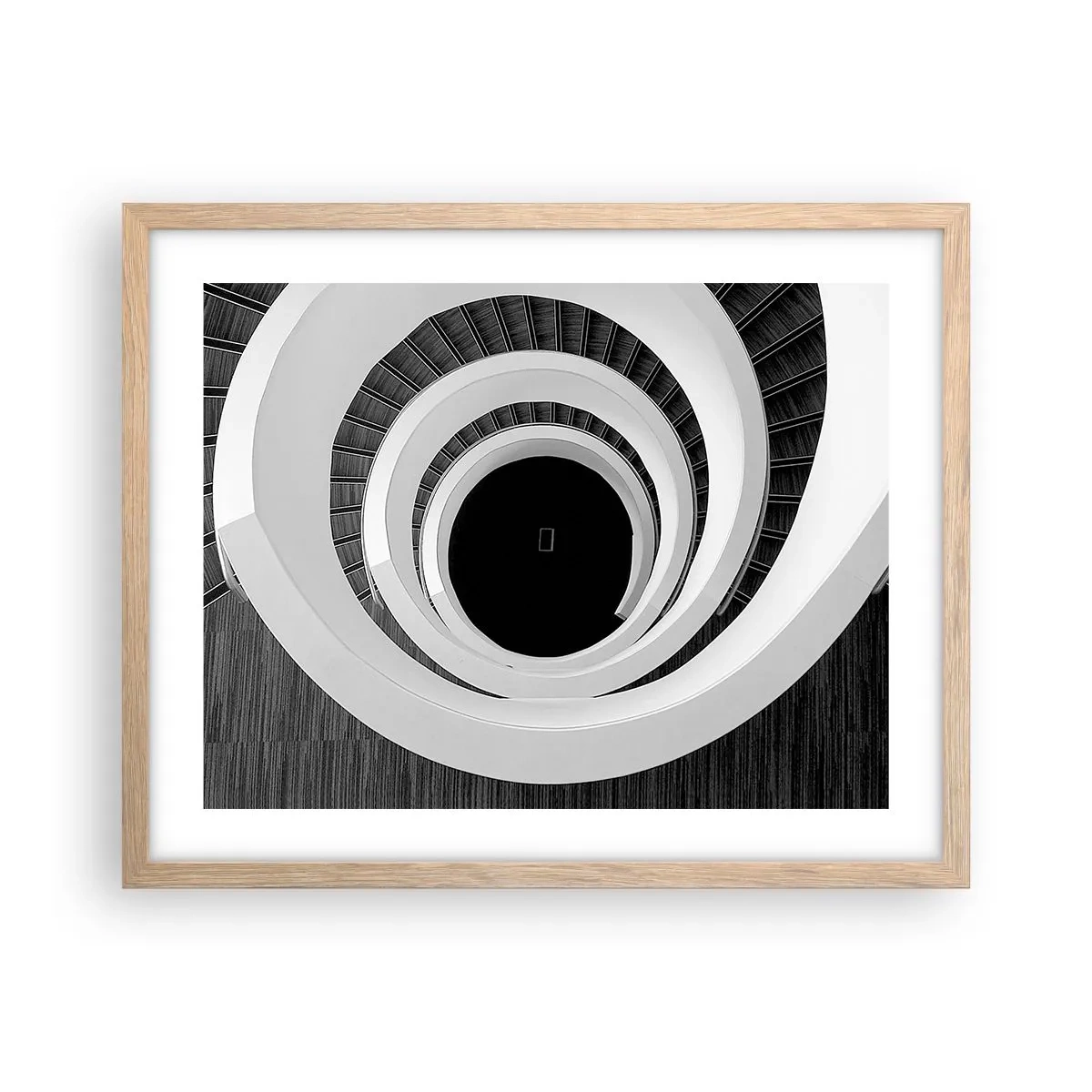 Poster în ramă de stejar deschis - Până la miez - 50x40 cm