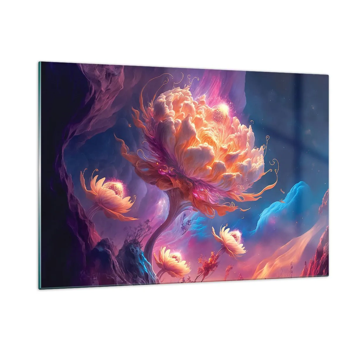 Tablou pe sticlă - O altă lume - 120x80 cm