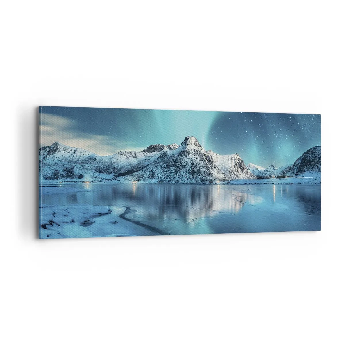 Tablou pe pânză - Noaptea de lumină - 100x40 cm