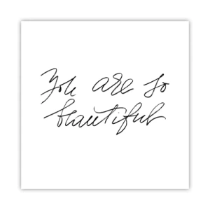 Poster - Serios, crede-mă... - 30x30 cm