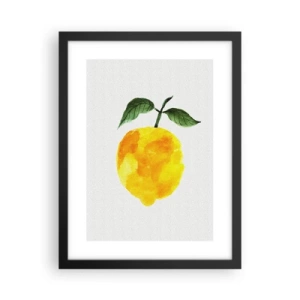 Poster în ramă neagră - Cum să simțiți gustul soarelui - 30x40 cm