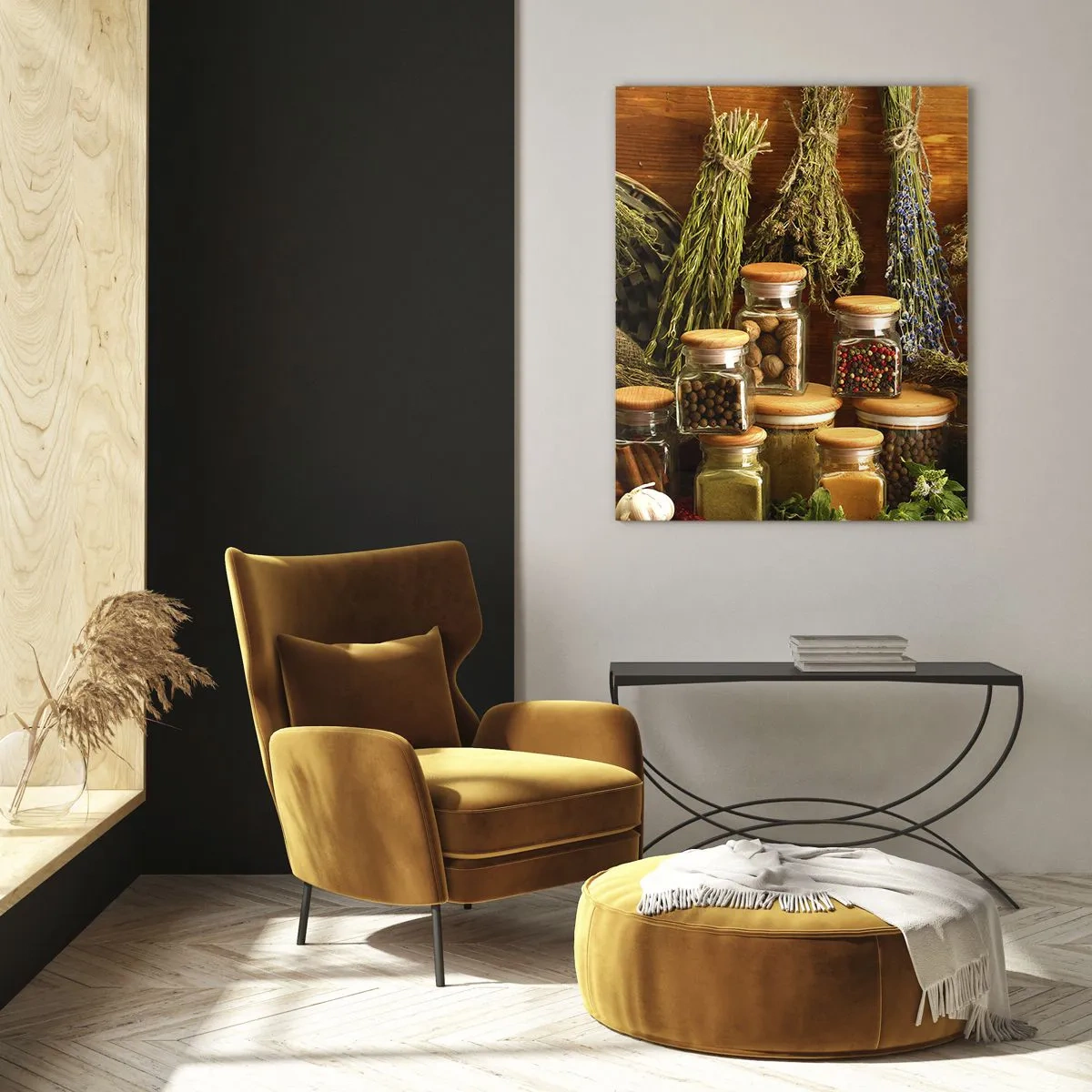 Tablou pe sticlă - Vrăjitorie de bucătărie - 50x70 cm