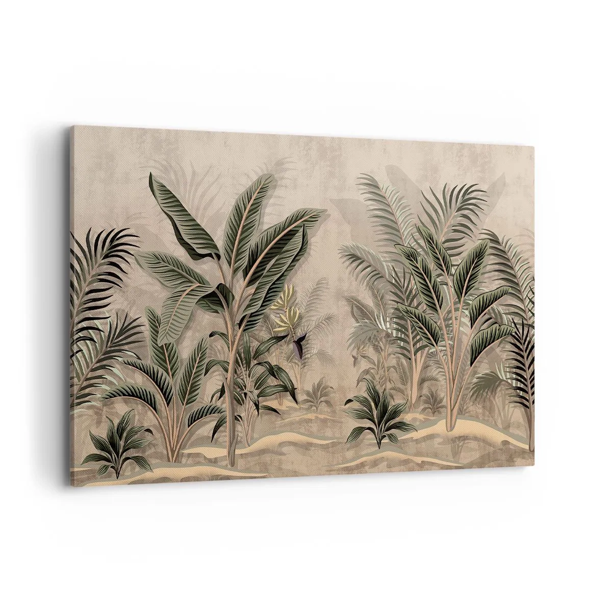 Tablou pe pânză - Gravură în stil colonial - 120x80 cm