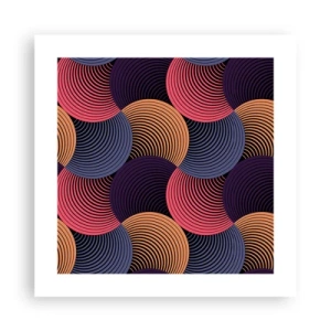 Poster - Într-un ritm de cerc - 40x40 cm