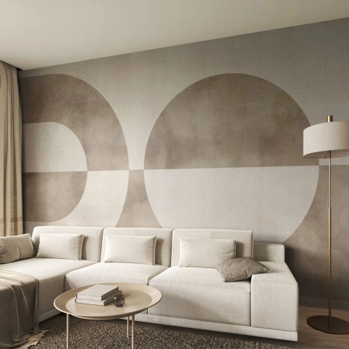 Tapet Standard Eco - Similitudini și diferențe - Minimalism, Luminos, Forme - 350x256 cm