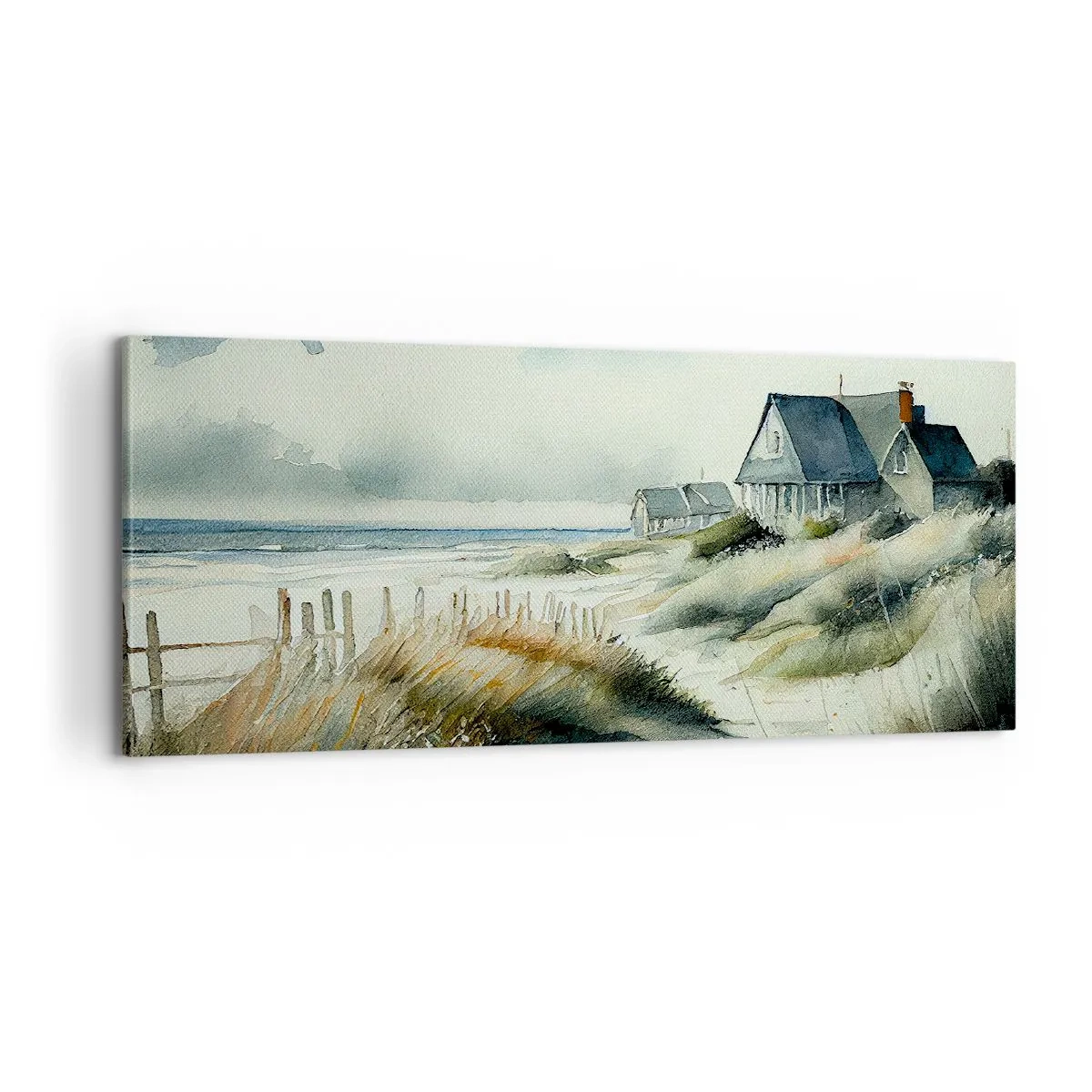 Tablou pe pânză - Departe de agitație - 100x40 cm