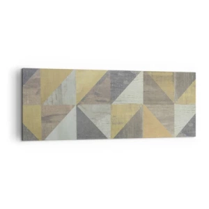 Tablou pe pânză - La unghiul triunghiului - 140x50 cm