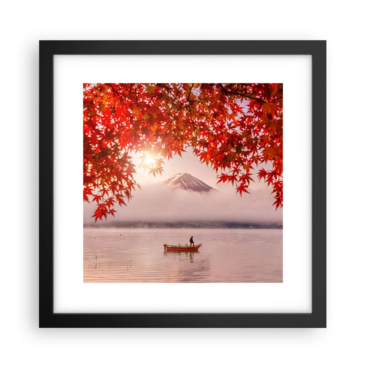 Poster în ramă neagră - În stil japonez - 30x30 cm
