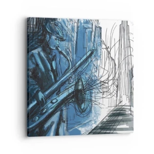 Tablou pe pânză - Rapsodie urbană - 30x30 cm