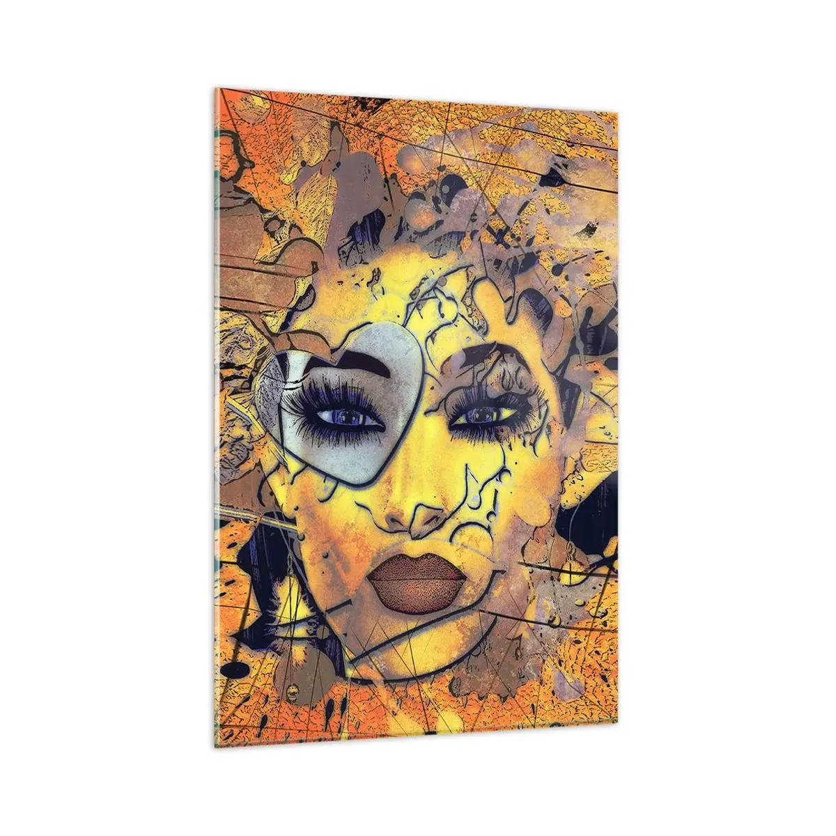 Tablou pe sticlă - Frumusețe însorită - 80x120 cm