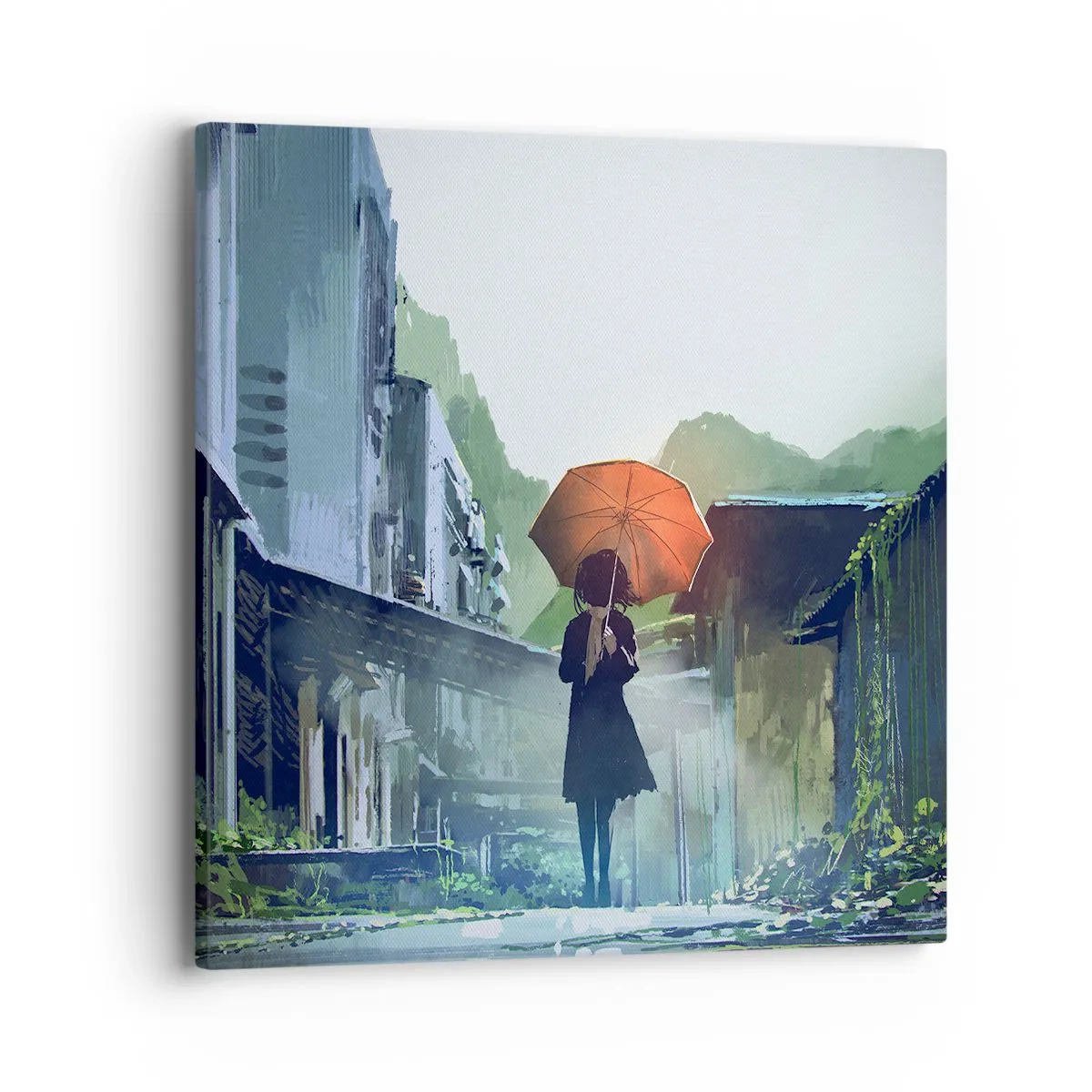 Tablou pe pânză - Ploaie revitalizantă - 40x40 cm