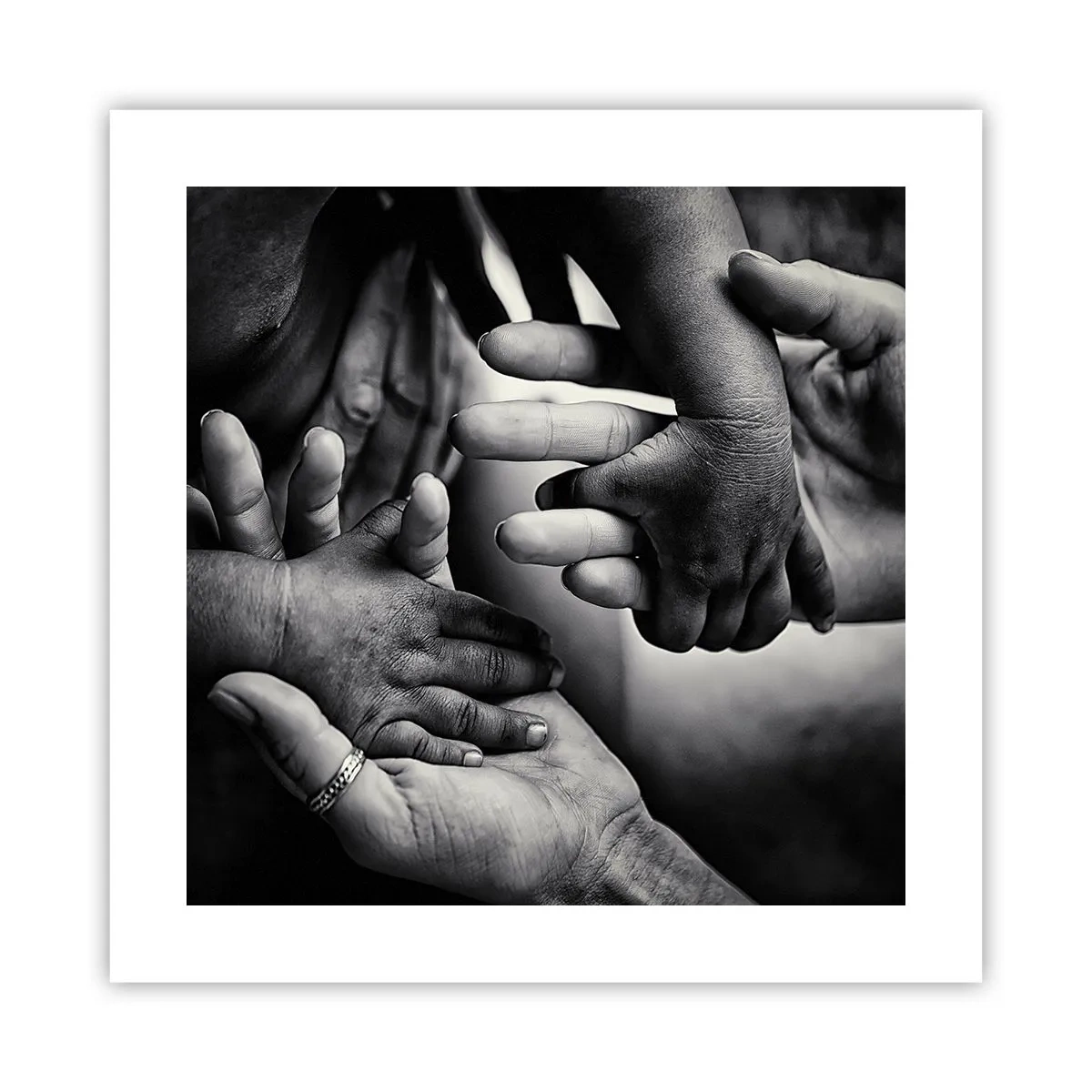 Poster - A fi om - 40x40 cm