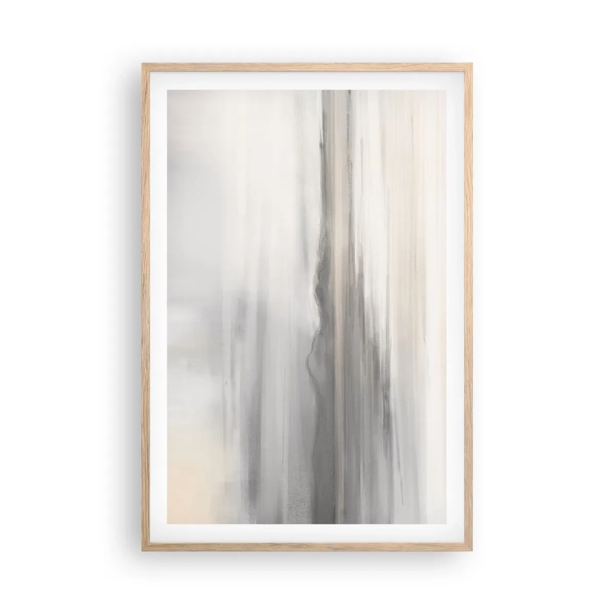 Poster în ramă de stejar deschis - Gândul îndepărtat - 61x91 cm