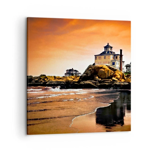 Tablou pe pânză - Eleganța coastei de vest - 60x60 cm