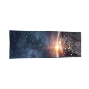 Tablou pe sticlă - Într-o nouă perspectivă - 90x30 cm