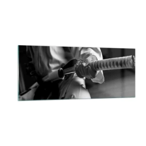 Tablou pe sticlă - Sufletul unui războinic - 100x40 cm