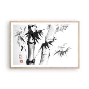 Poster în ramă de stejar deschis - Primul-plan al Orientului - 91x61 cm