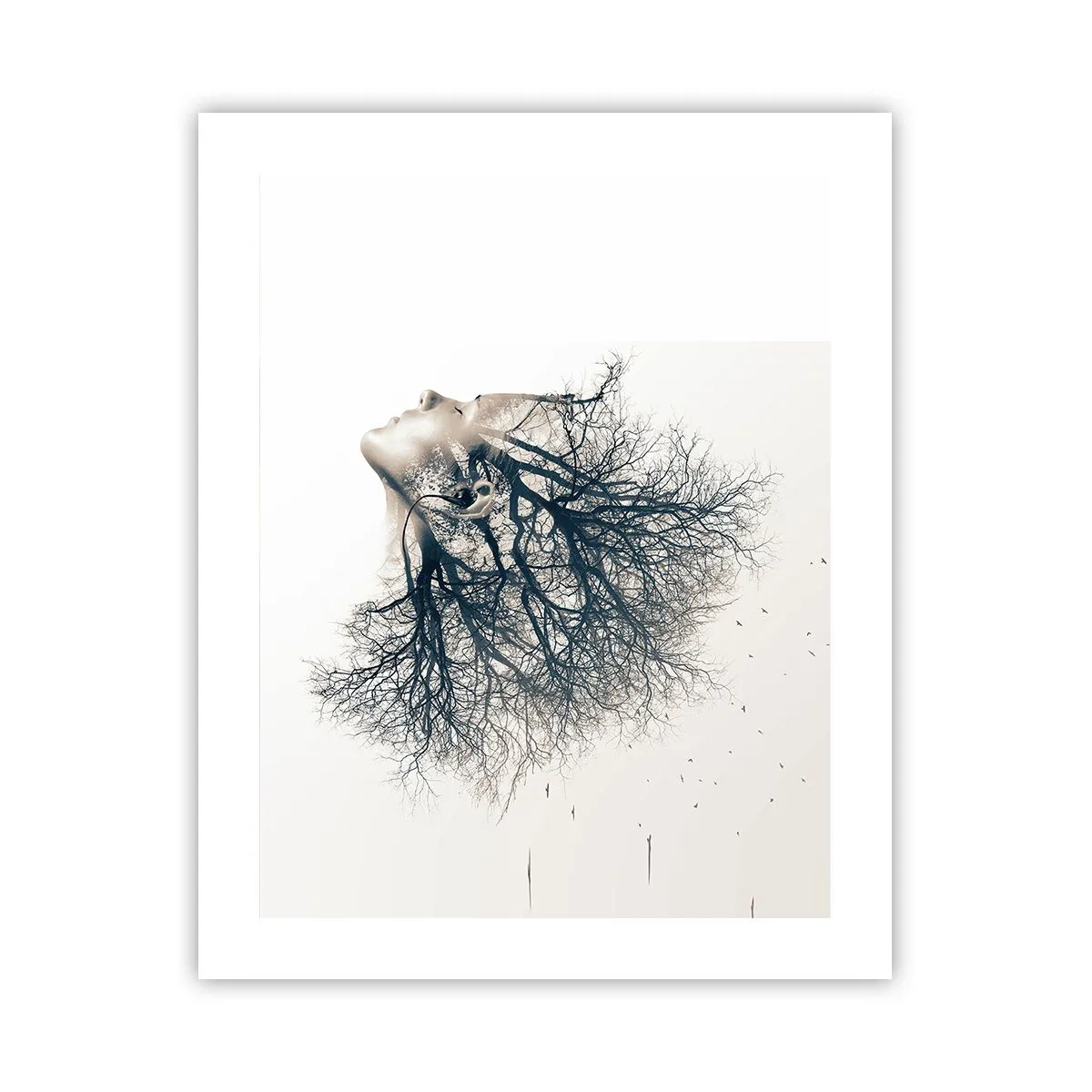 Poster - Ascultând șoapta copacului - 40x50 cm