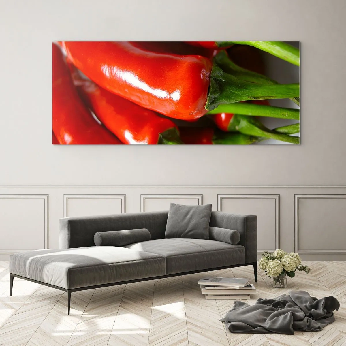 Tablou pe sticlă - Suculent, strălucitor, neted - 120x50 cm