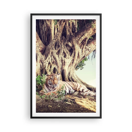 Poster în ramă neagră - O perspectivă din Geneză - 61x91 cm