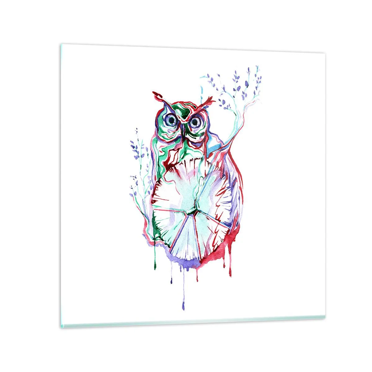 Tablou pe sticlă - Deșteaptă prin natura - 60x60 cm