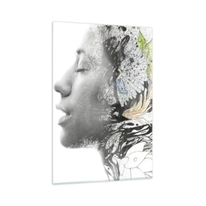 Tablou pe sticlă - Scufundată în natură - 80x120 cm