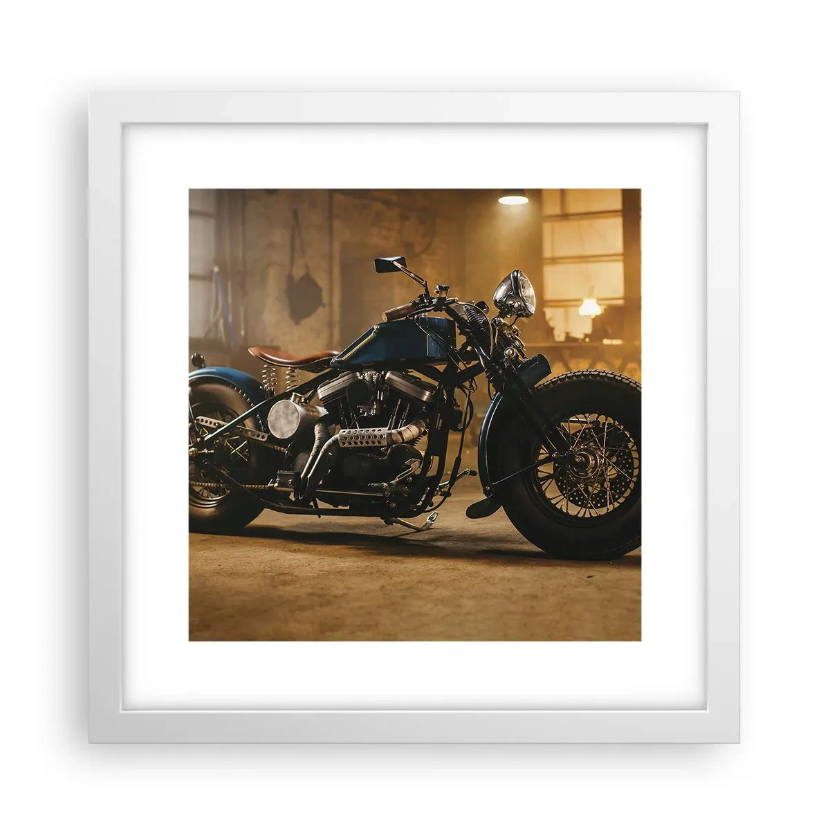 Poster în ramă albă - Pot să fac totul - 30x30 cm