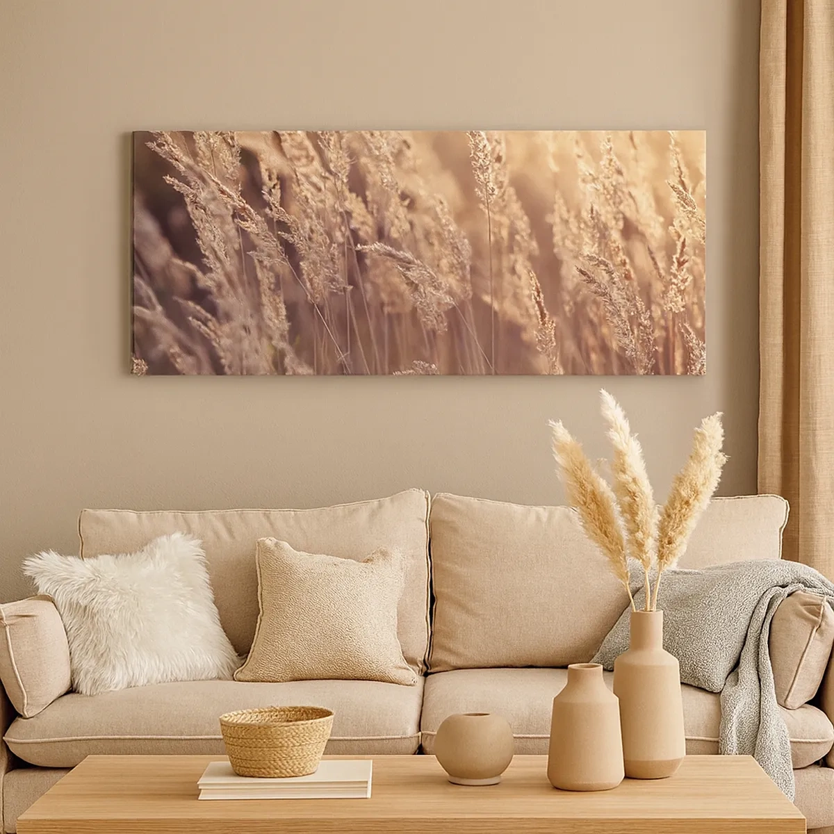 Tablou pe pânză - Gata să întâmpine toamna - 30x30 cm