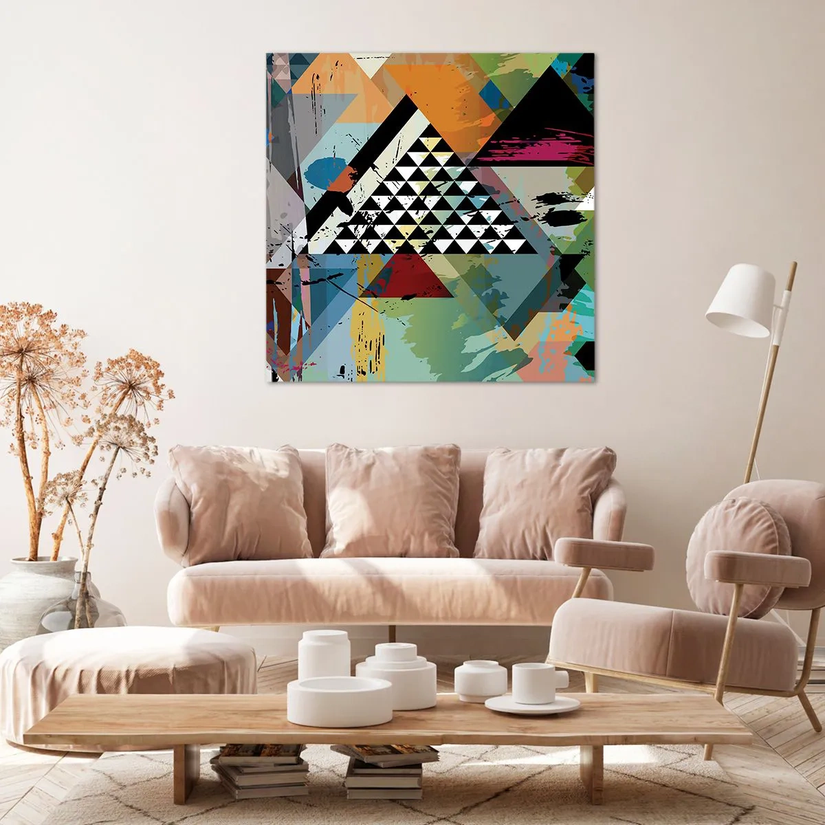 Tablou pe pânză - Cât de simplu - 40x40 cm