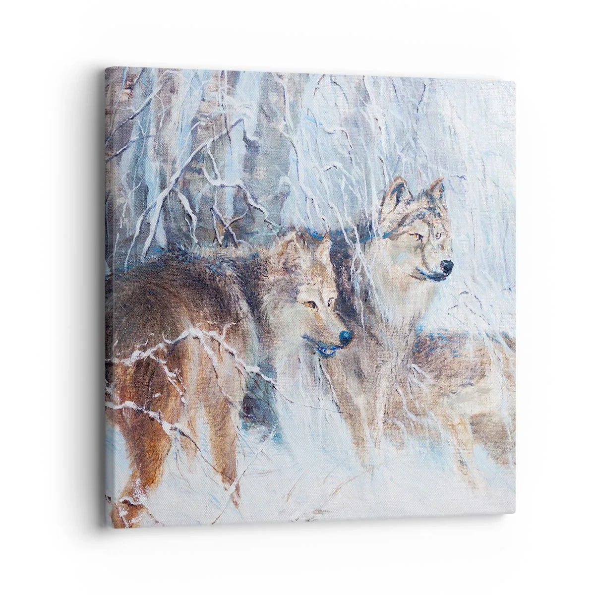 Tablou pe pânză - Atenție! Vine... - 30x30 cm