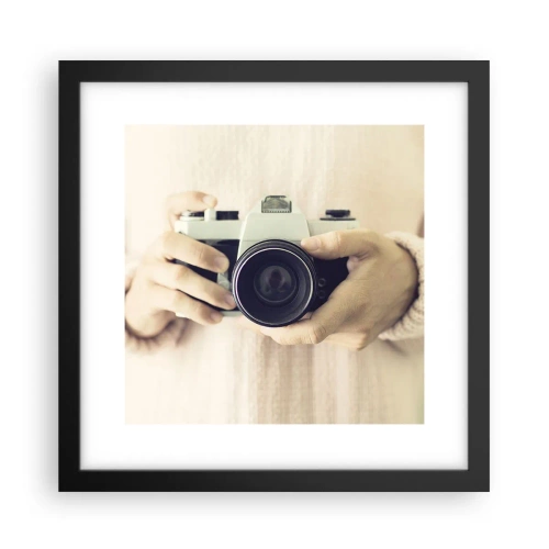 Poster în ramă neagră - Pentru a vedea mai multe... - 30x30 cm