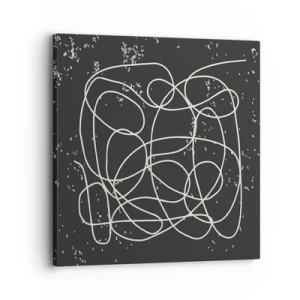Tablou pe pânză - Gânduri rătăcitoare - 30x30 cm